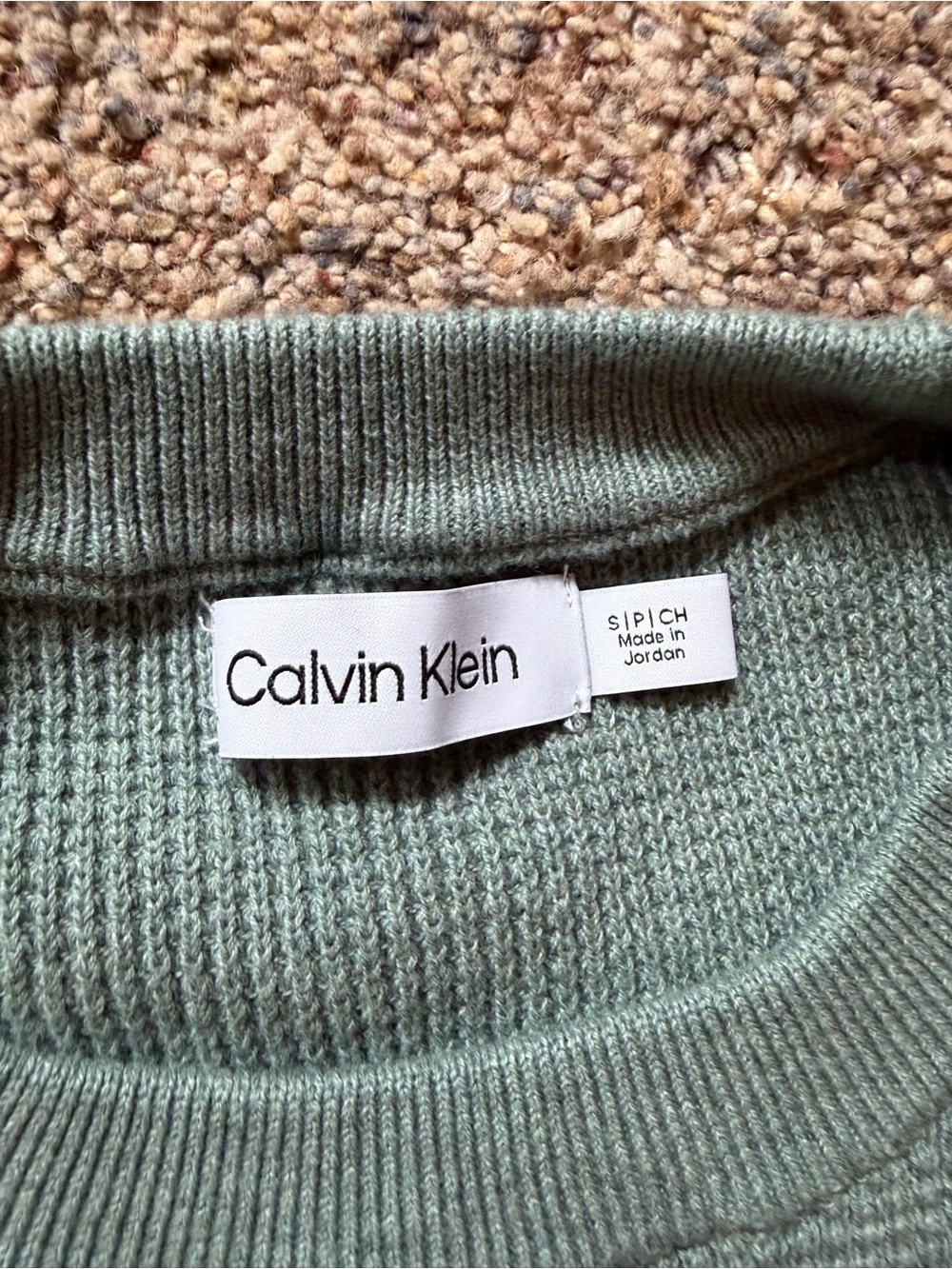 Calvin Klein Soft Mint Crewneck Sweater